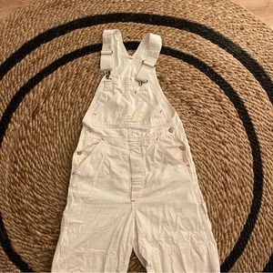 carhartt red stitching baggy overalls